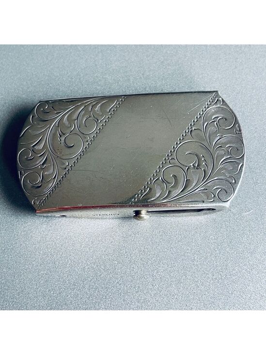 Other - Vintage Sterling Silver Ornate Filigree Belt Buckle NO Monogram